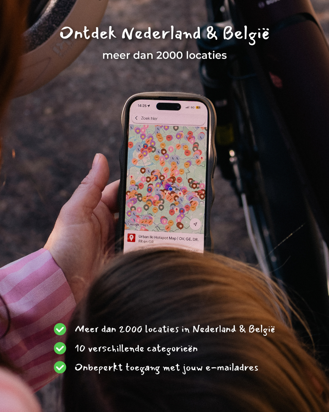 Urban Iki Hotspot Map- leukste plekjes om naartoe te fietsen Nederland met kinderen-3