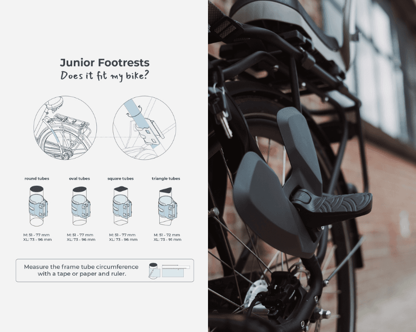 Specifications footrests